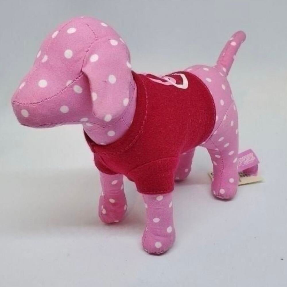 NWT Pink Victoria's‎ Secret Dog with Peace & Love Shirt